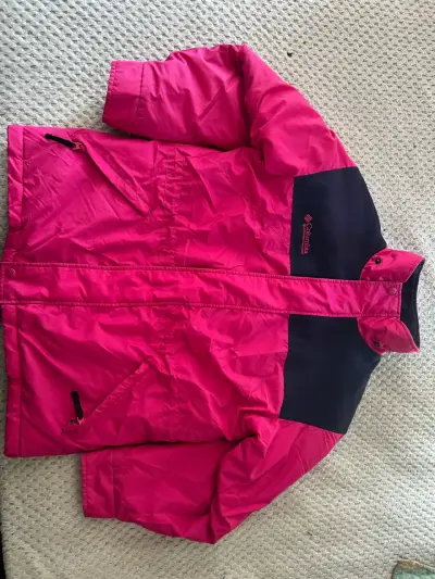 Chaqueta Columbia rosa y negra - miniatura 3