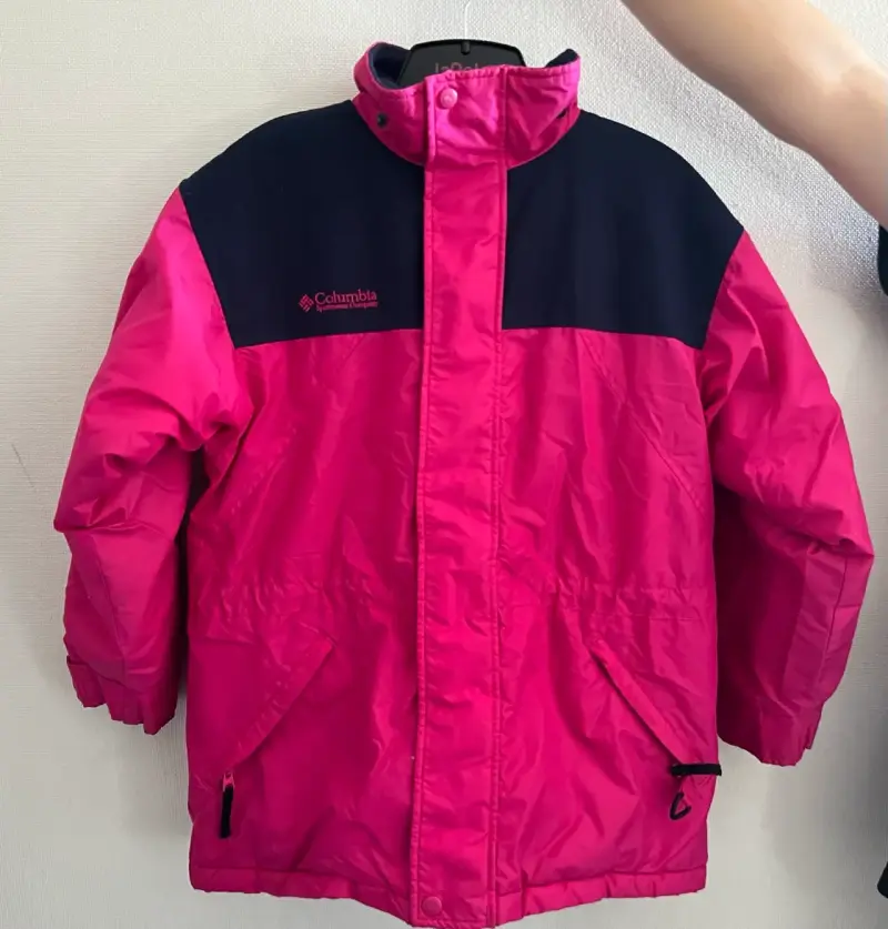 Chaqueta Columbia rosa y negra - 4