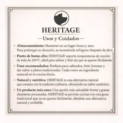 Manteca de cerdo Heritage - miniatura 3