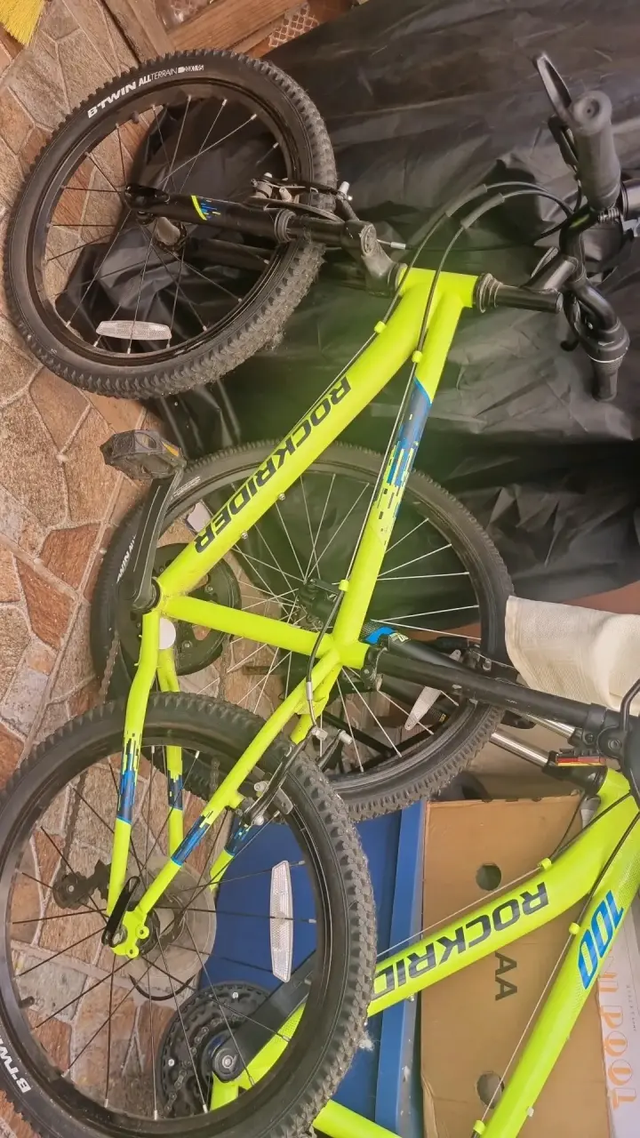 Bicicleta Rockrider verde aro 26 - 3