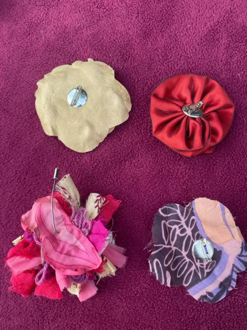 Set de broches florales - 2
