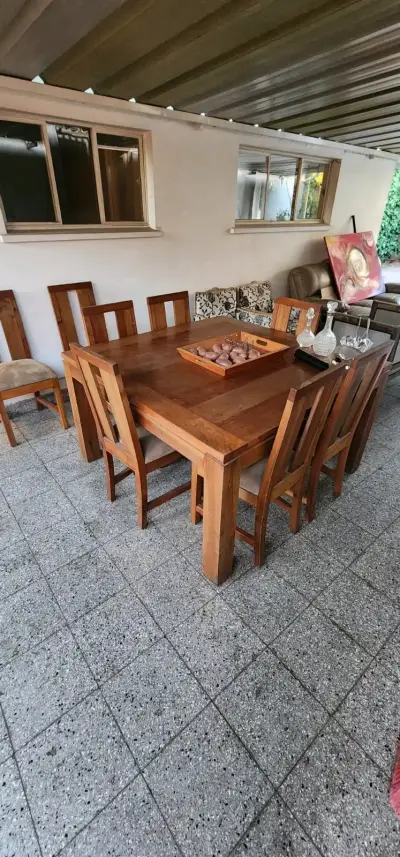 Juego comedor durmiente, diseño rústico - miniatura 1