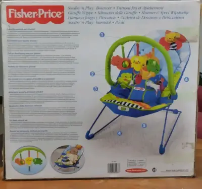Silla mecedora infantil Fisher price. - miniatura 5