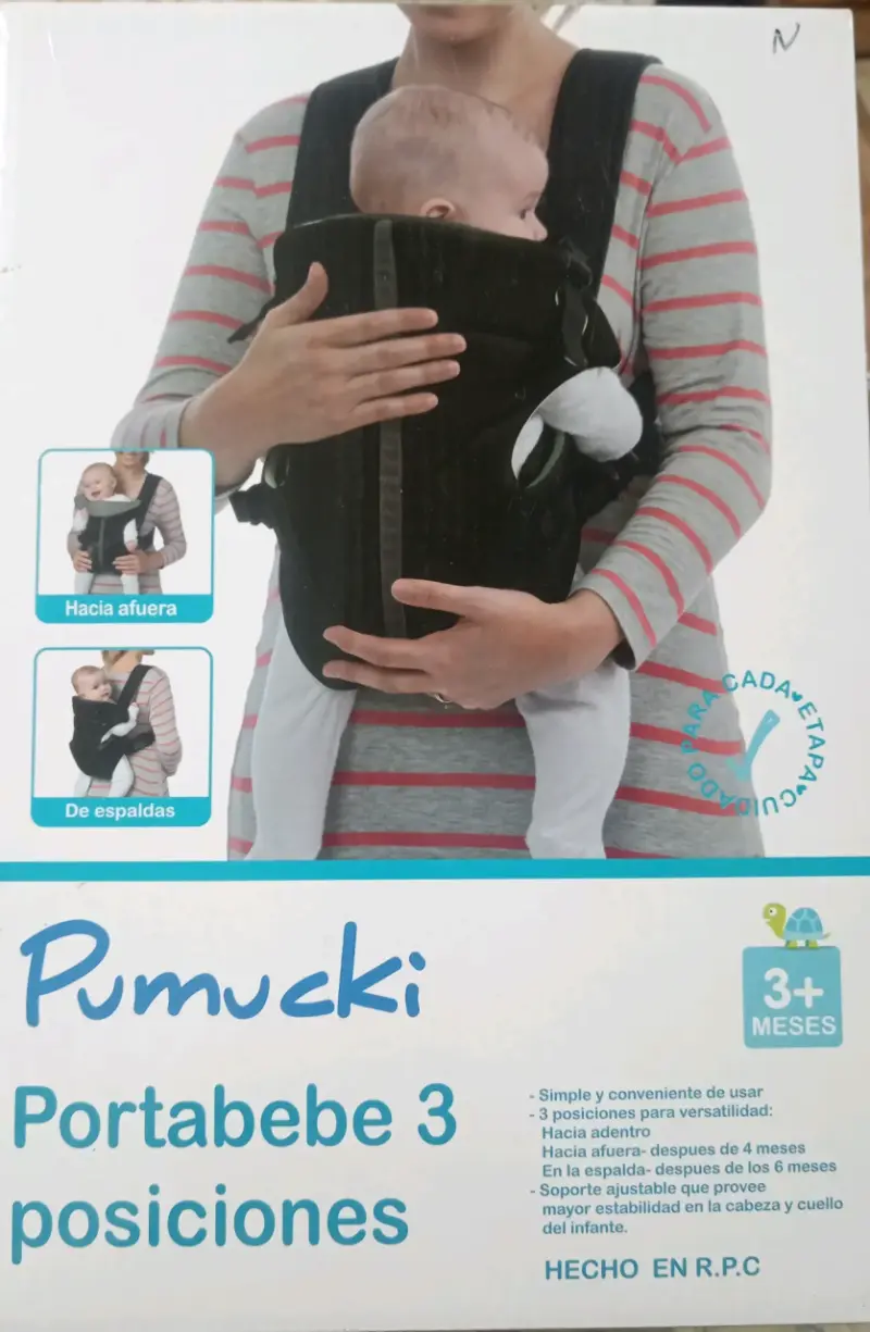 Portabebé Pumucki 3 posiciones - 1