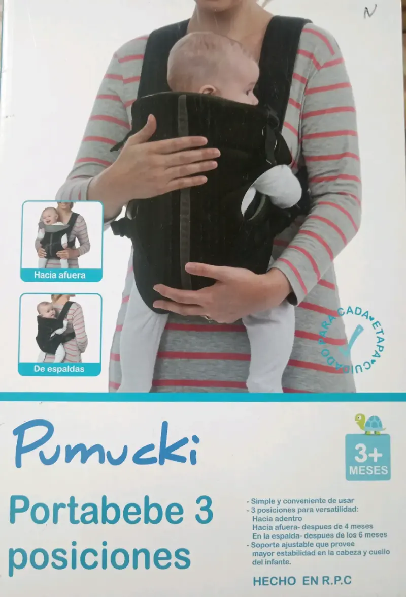 Portabebé Pumucki 3 posiciones - 4