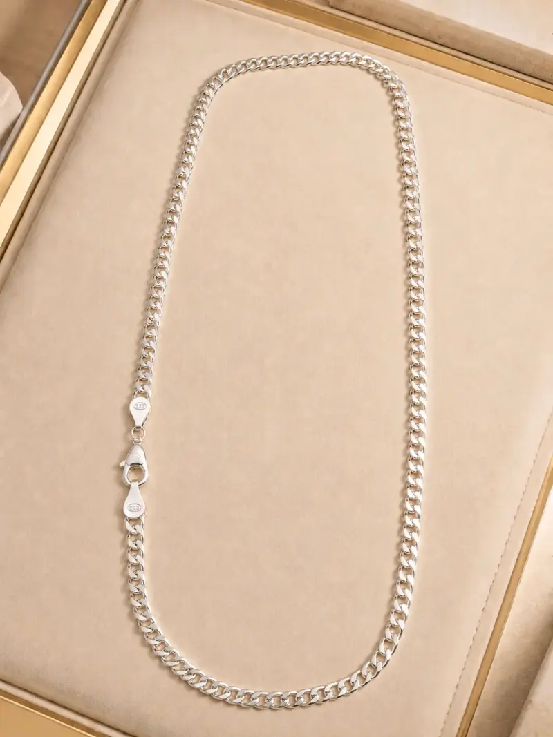 Cadena de plata elegante - 4