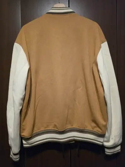 Chaqueta bomber marrón beige - miniatura 4
