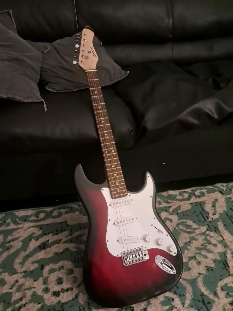 Guitarra eléctrica roja - jaysound - 1