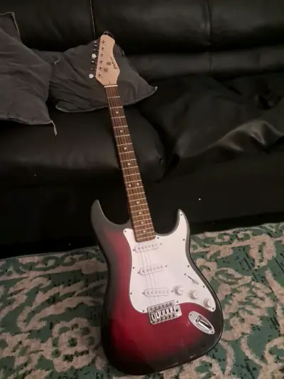 Guitarra eléctrica roja - jaysound - miniatura 1