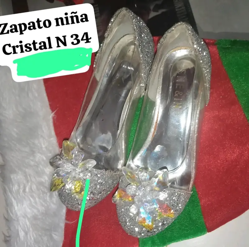 Zapatos de cristal para niña N34