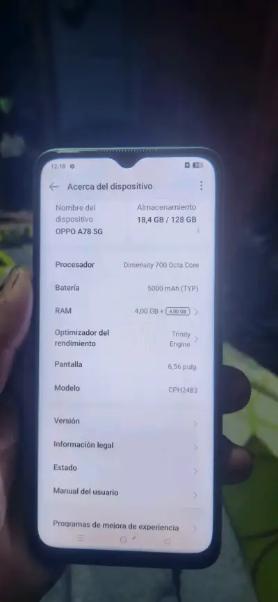 Smartphone OPPO A78 5G - miniatura 1