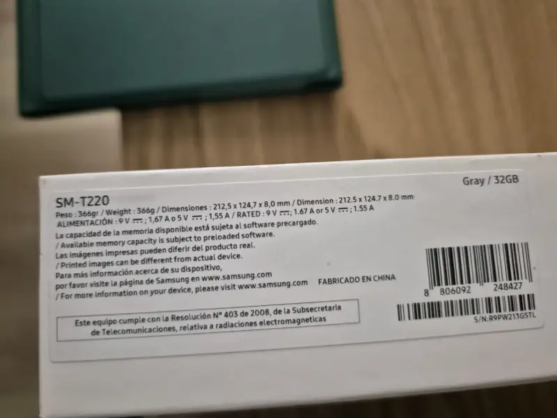 Tablet Galaxy Tab A7 Lite - 3