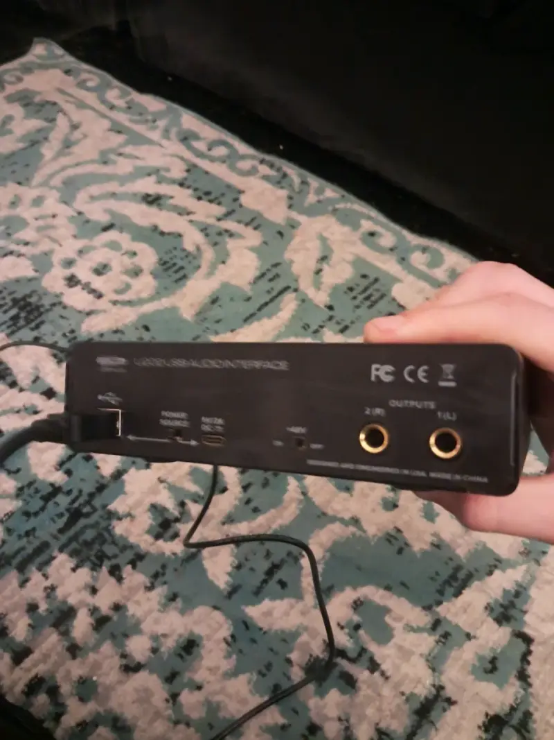 Interfaz de audio/tarjeta de audio BOMGE U-202 - 3