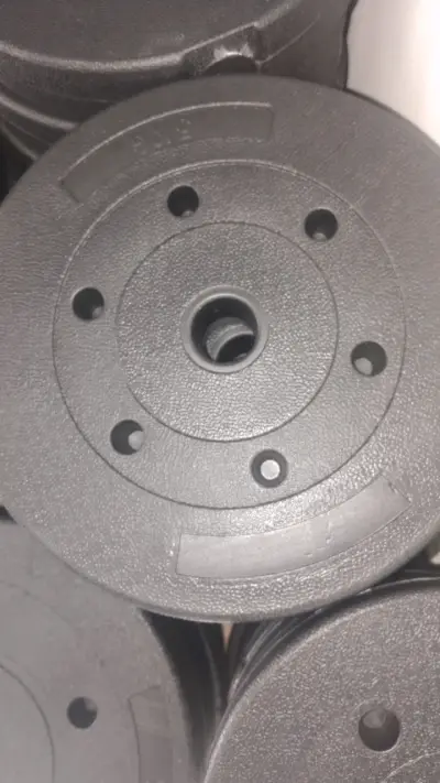 4 Discos de pesa 5 kg preolímpicos - miniatura 1