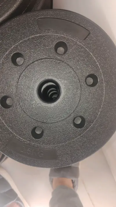 4 Discos de pesa 5 kg preolímpicos - miniatura 2