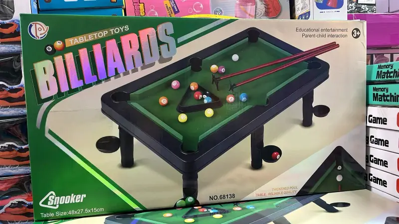 Mini mesa de billar para niños