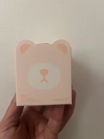 Case de oso rosado para Medicube booster pro - miniatura 1