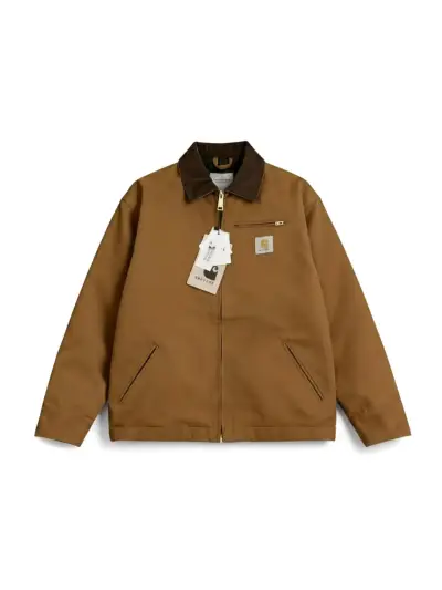 Chaqueta carhartt marrón con etiquetas - miniatura 1