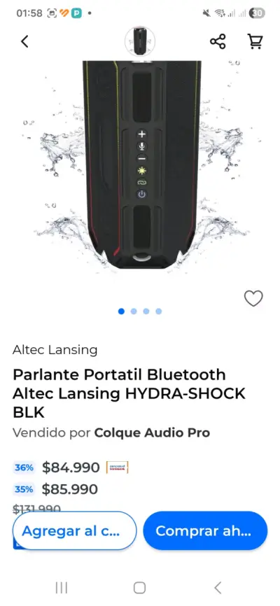 Parlante Portátil Altec Lansing - miniatura 1