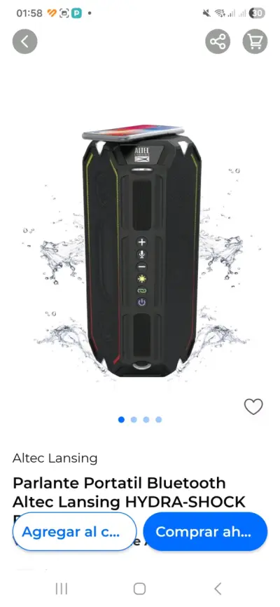 Parlante Portátil Altec Lansing - miniatura 2