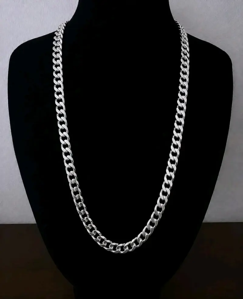 Cadena de plata gruesa