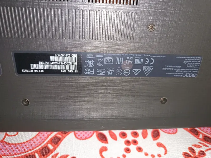 Aspire E5-475G - 3