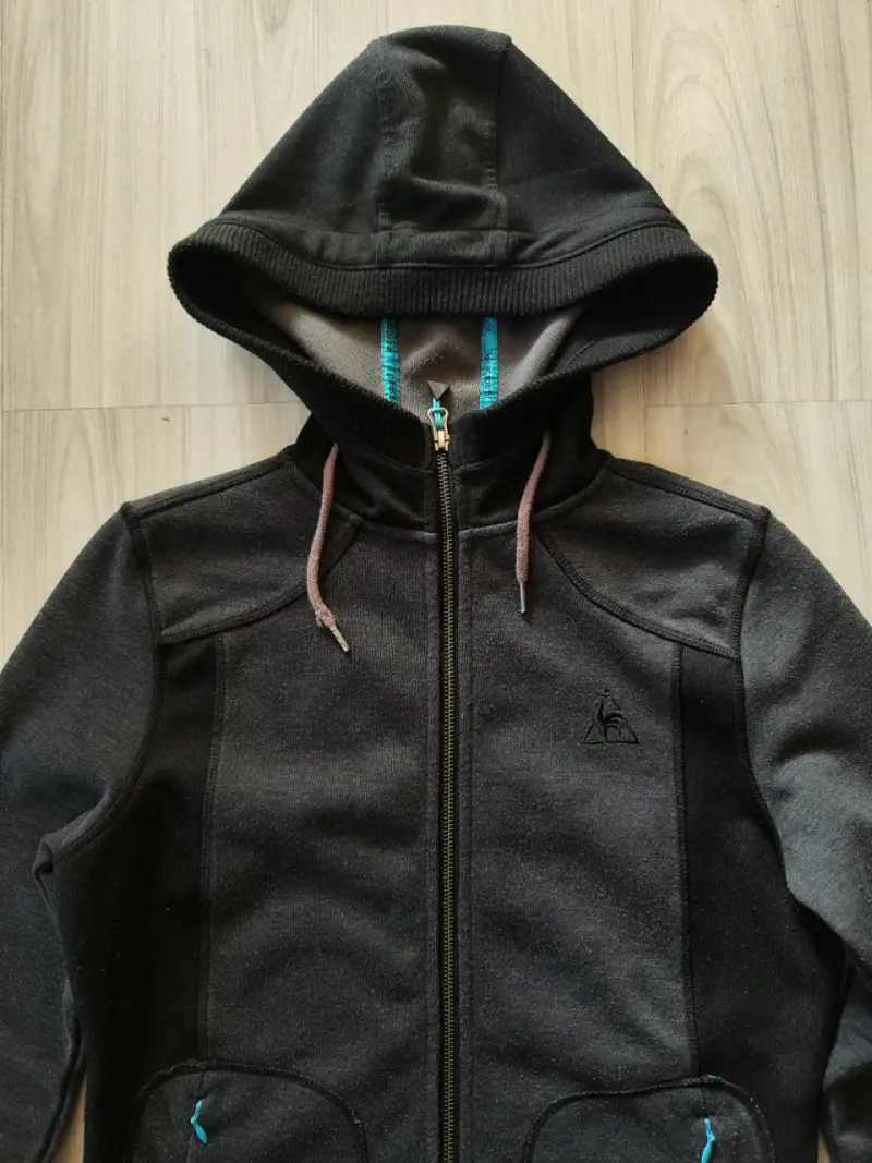 Poleron Mujer Le Coq Sportif Negro Talla S - 2