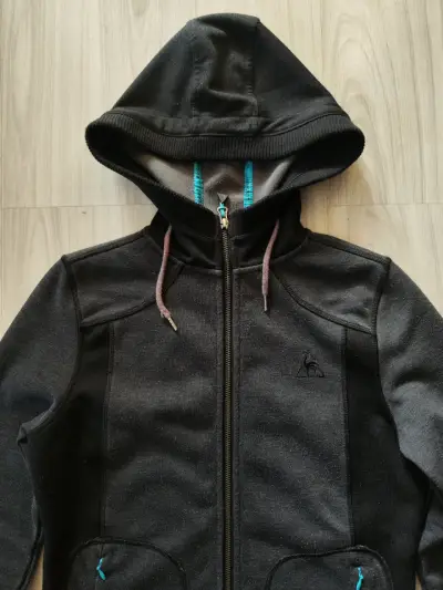 Poleron Mujer Le Coq Sportif Negro Talla S - miniatura 2