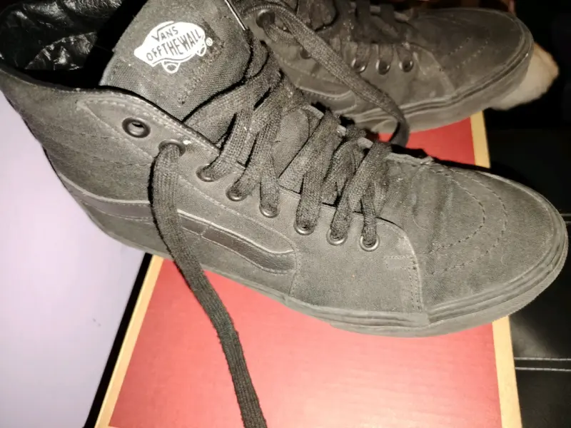 Zapatillas negras Vans altas talla 39 - 3