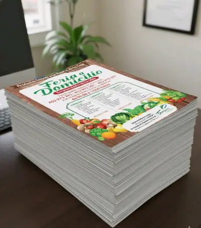 1000 de flyers x 1 cara - miniatura 1