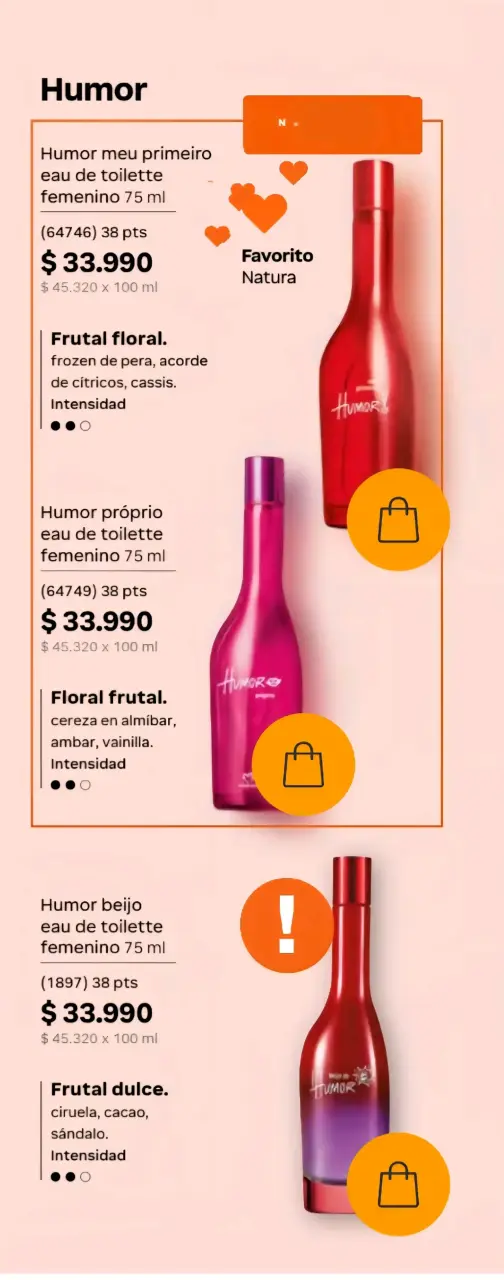 Perfume Natura Beijo de Humor 75ml - 3