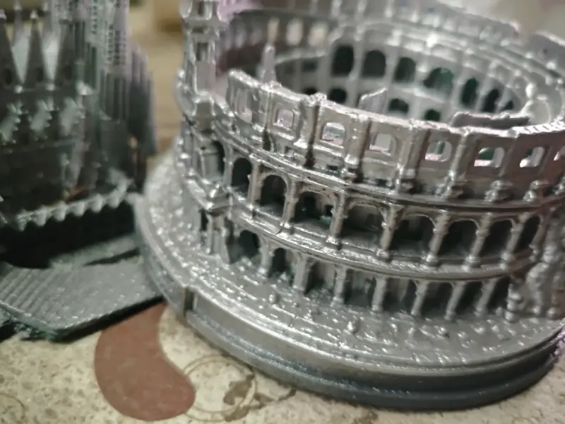 Modelo del Coliseo Romano en miniatura