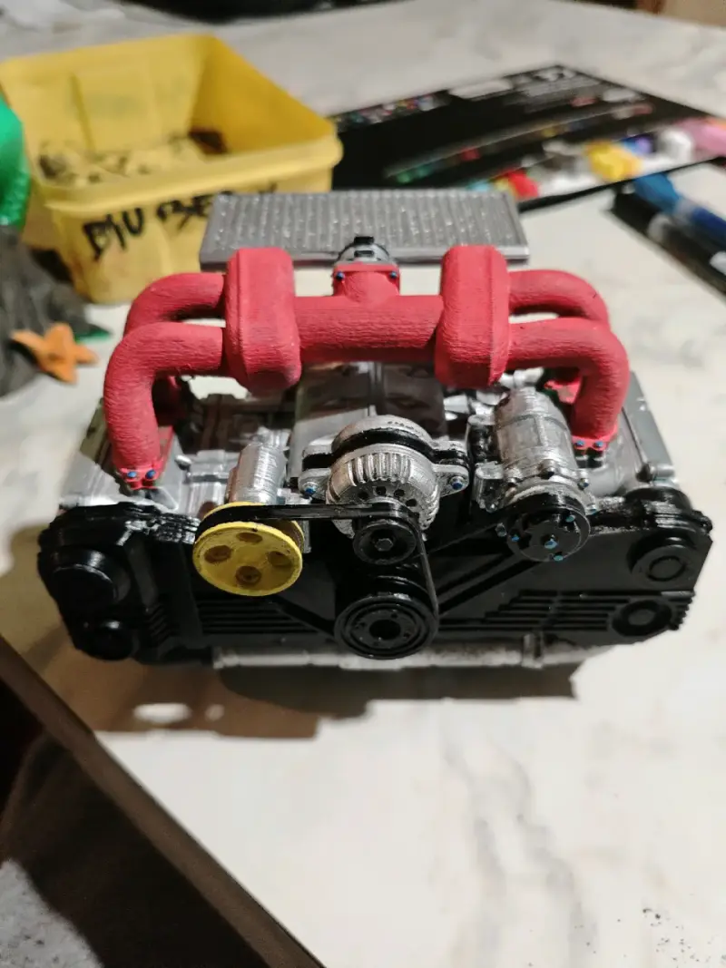 Motor en miniatura de juguete Subaru 2.0 sti - 4