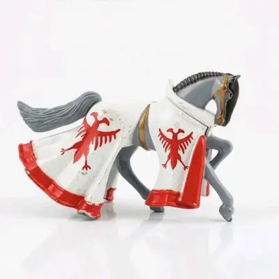 Figura de caballo medieval - miniatura 1