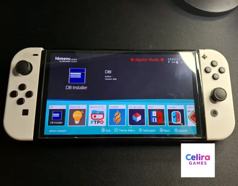 Nintendo Switch oled desbloqueada 256gb caja - 1