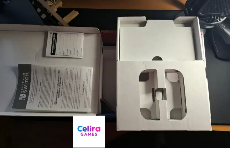 Nintendo Switch oled desbloqueada 256gb caja - 3