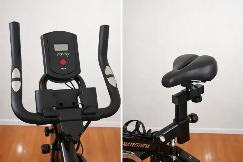 Bicicleta estática negra - 2