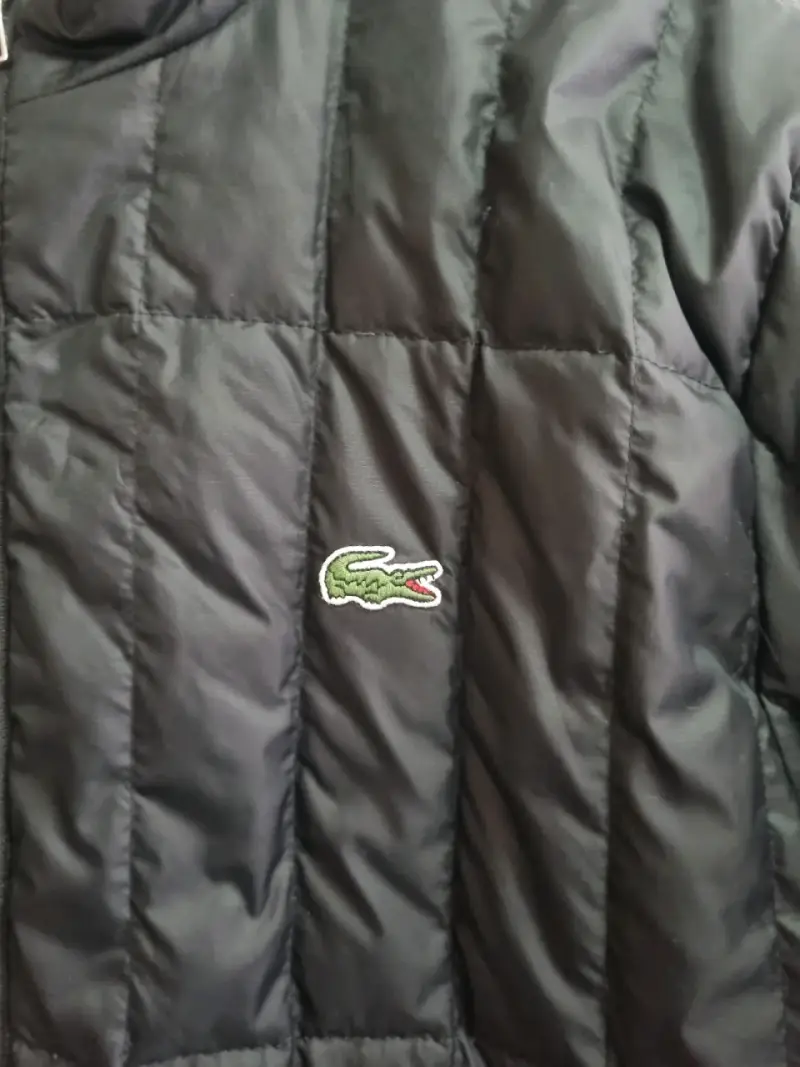 Chaqueta negra acolchada Lacoste, - 2