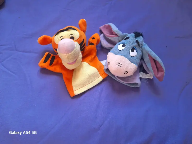 Títeres de mano de Igor y Tigger (Winnie Pooh) - 1