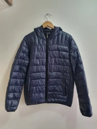 Chaqueta acolchada azul Tommy Hilfiger - miniatura 1