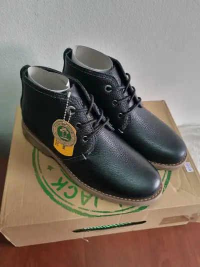 Botines de cuero negro Panama Jack - miniatura 1