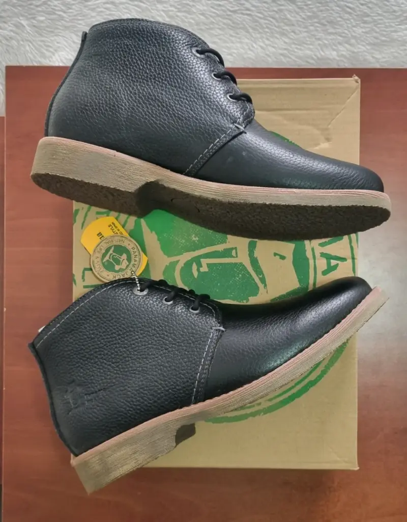 Botines de cuero negro Panama Jack - 4