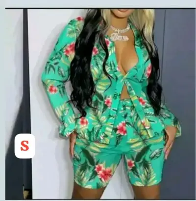 Traje corto estampado floral - miniatura 3