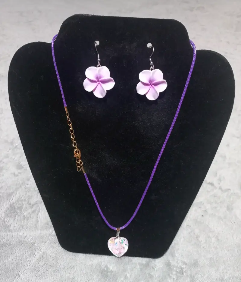 Set de joyería colorida con sonrisa - 5