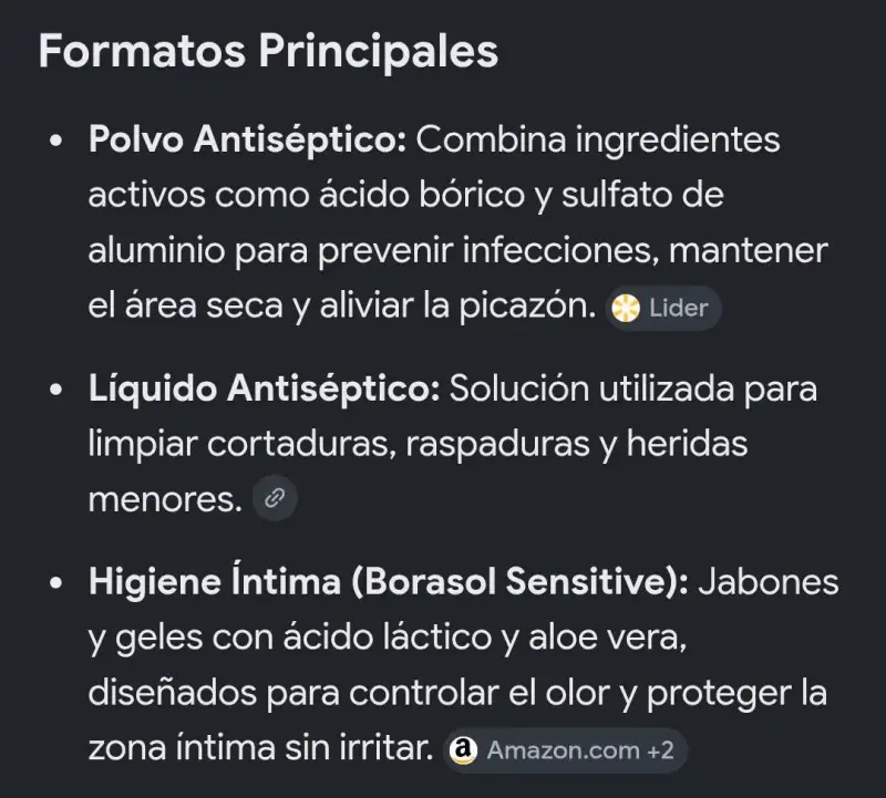 Borasol polvo antiséptico - 4