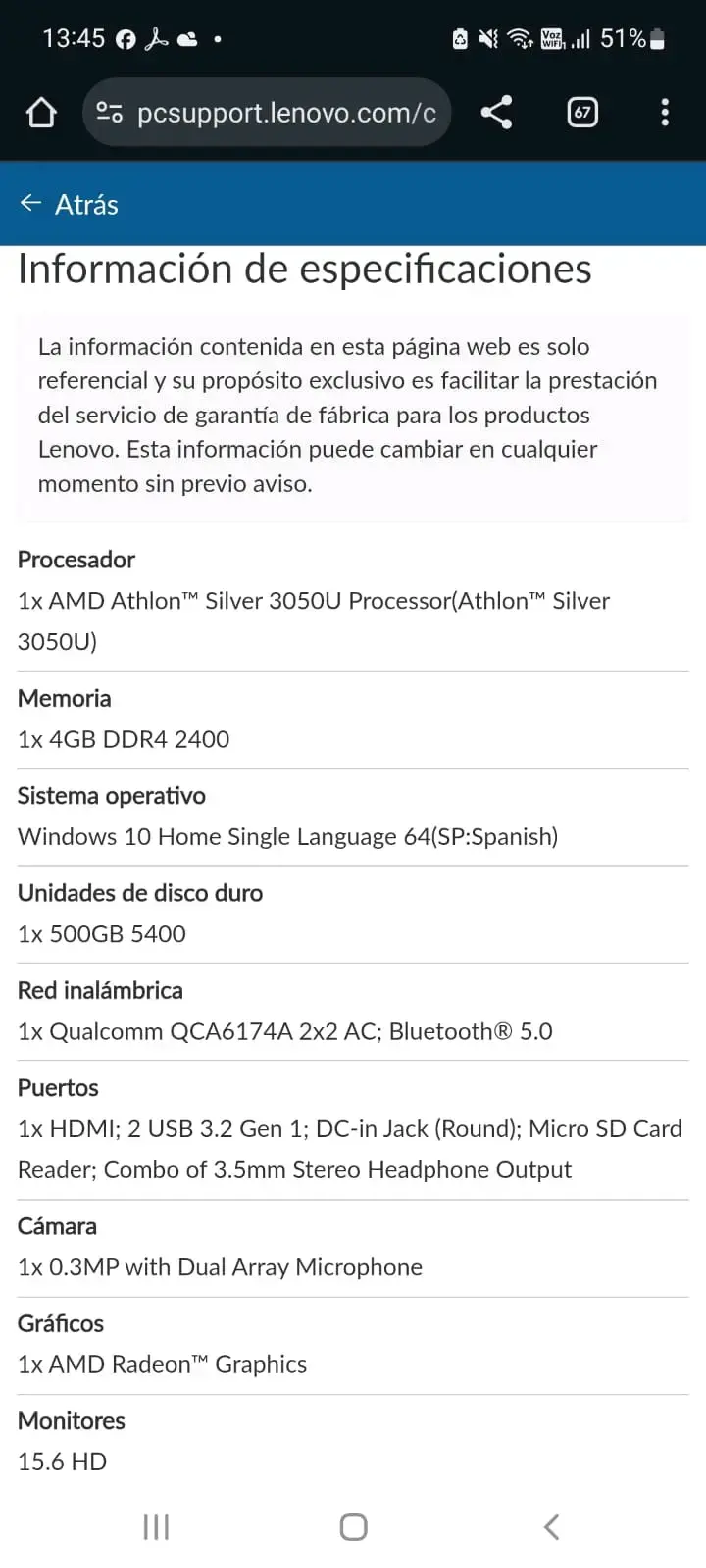 Laptop Lenovo plateado - 4