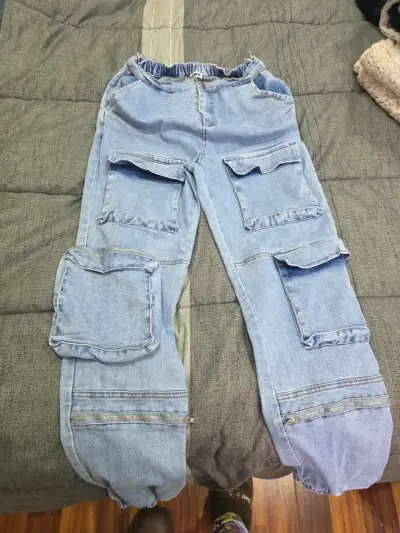 Pantalones cargo de mezclilla - miniatura 1