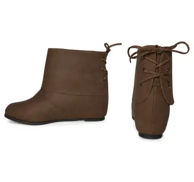 Botines marrones con cordones - miniatura 6