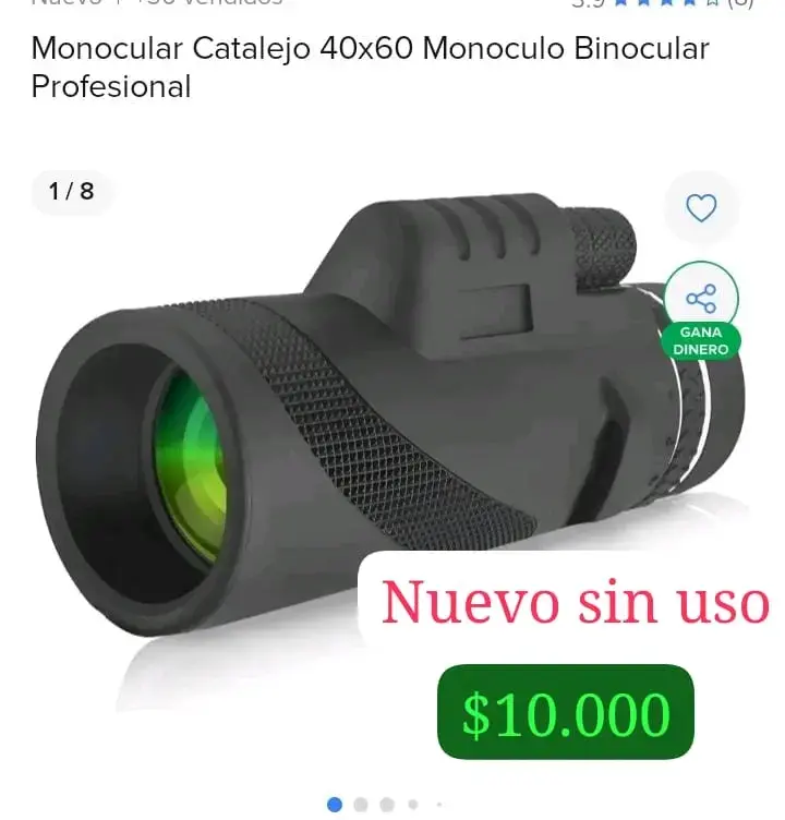 Monocular Catalejo 40x60 Profesional