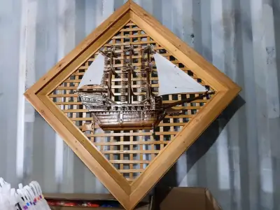 Cuadro decorativo de barco - miniatura 1